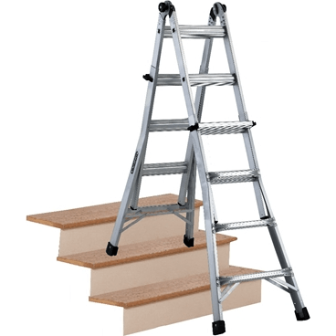 Louisville L2098 Multipurpose Aluminum Articulating Folding Ladder 300 lbs - KHM Megatools Corp. Louisville L2098 Multipurpose Aluminum Articulating Folding Ladder 300 lbs - KHM Megatools Corp.